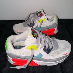 Nike Air Max with Neon and Gray Accents